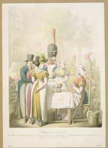 1831年の「タブロードパリ」のブールバールデュテンプル 作： Georg Emanuel Opitz
